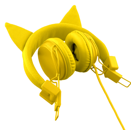 Cat ear headband headphones