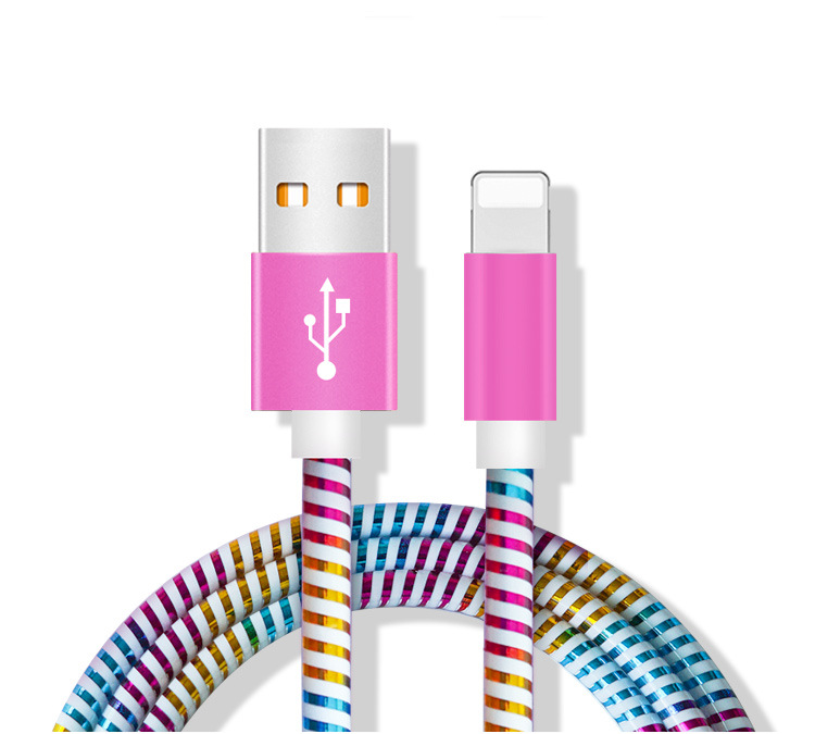 Multifunctional colorful zinc alloy hand CABLE data(MICRO IPHONE TYPE C )