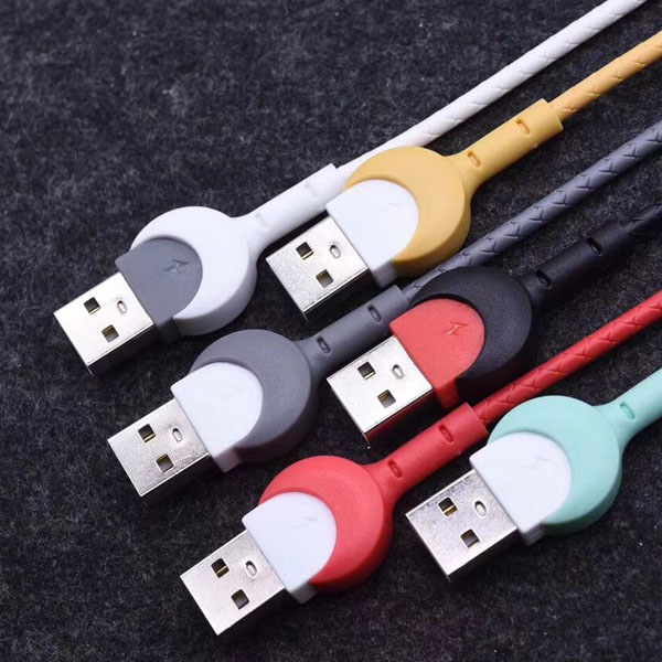 Cartoon cute 90 degree elbow data cable