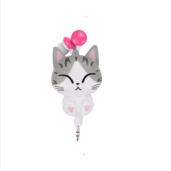 Creative Coca-cartoon Auto-telescoping Cat Earplug